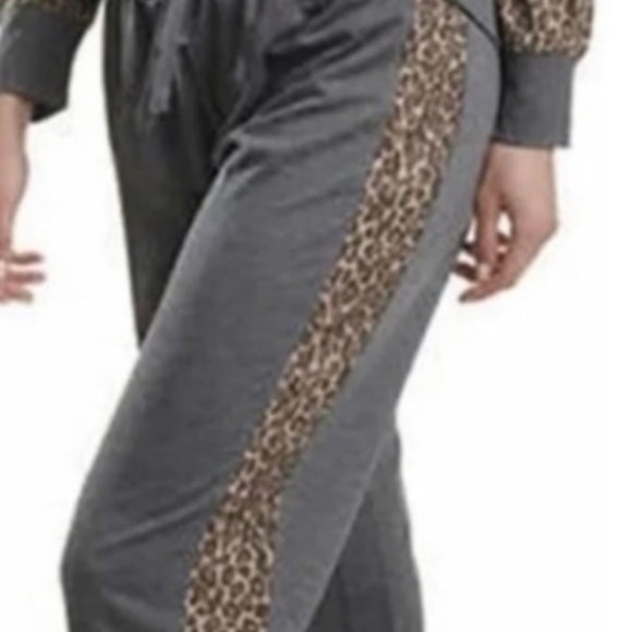 Splendid Side Animal Print Joggers - Picture 4 of 5